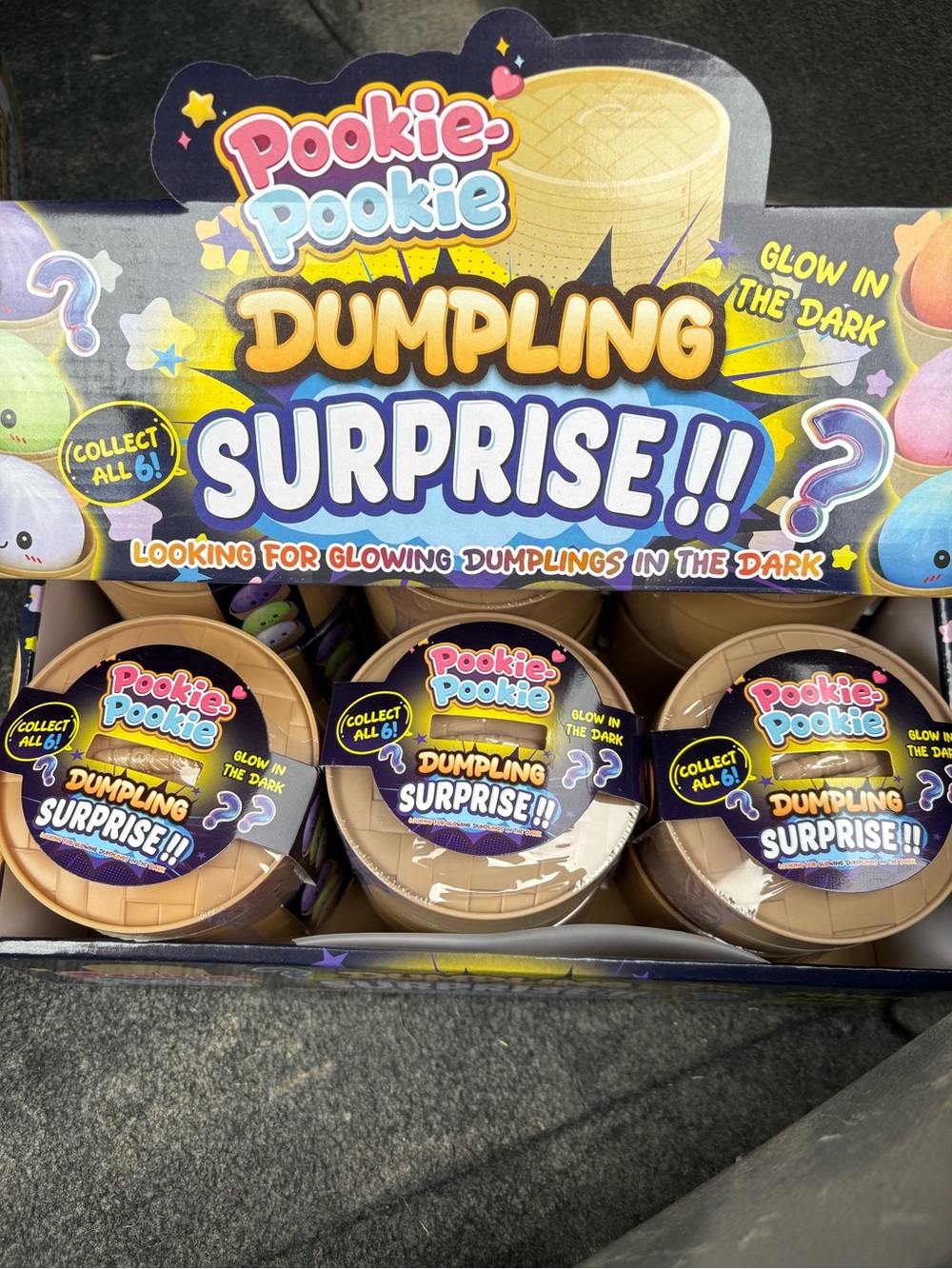 Dumpling Surprise!! Glow-in-the-Dark Party Favor - Beige